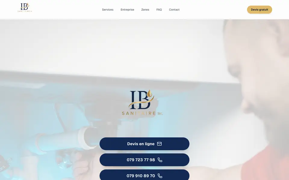 IB Sanitaire — Plomberie & sanitaire